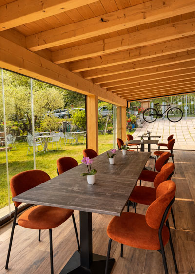 Ristorante tipico dell'Agritur Girardelli a Riva del Garda