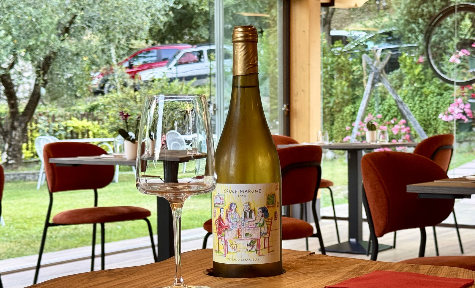 Vino Croce Marone dell'Agritur Girardelli a Riva del Garda