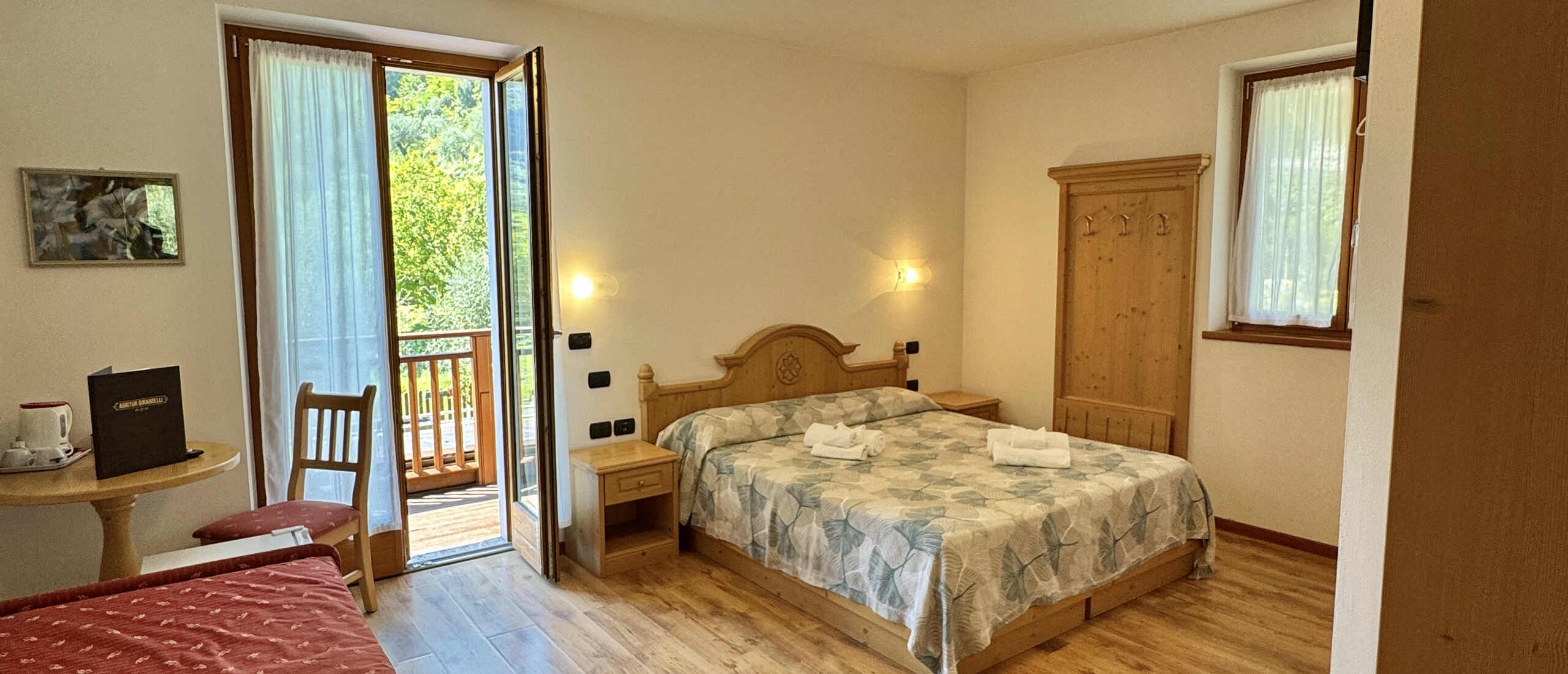 Camere dell’Agritur Girardelli a Riva del Garda - Riposare con vista